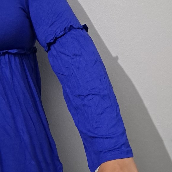 POLIANA PLUS KNIT BELL SLEEVE WOMEN'S DRESS - Picture 6 of 8